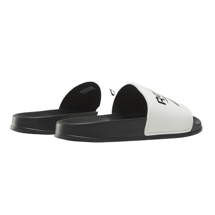 Reebok Rbk Fulgere Slide Non-Slip Durable Rubber Sole Slide Sandals Men Sandals Black White HR0390