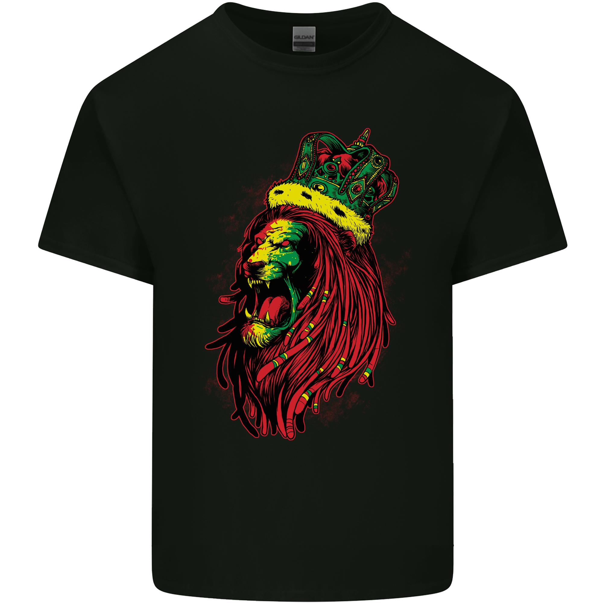 A Roaring Jamaican Lion Reggae Music Jamaica Unisexs Light Cotton TShirt S