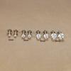 2PC Labret Tragus Stud Earrings 16G Surgical Stainless Steel CZ Crystal  Monroe Helix Cartialge Conch Medusa Lip Body Piercing