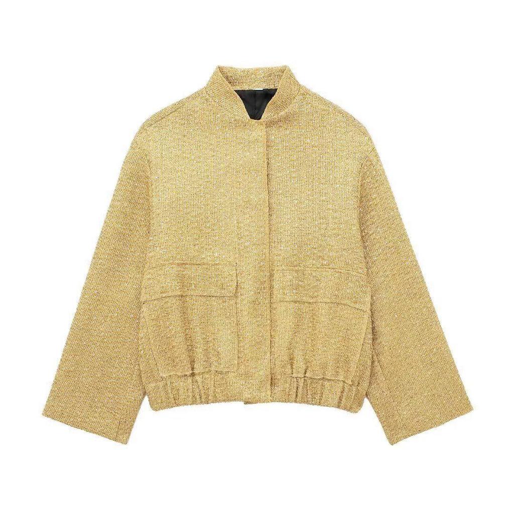 Spring 2026 Street Style Sequin Jacket