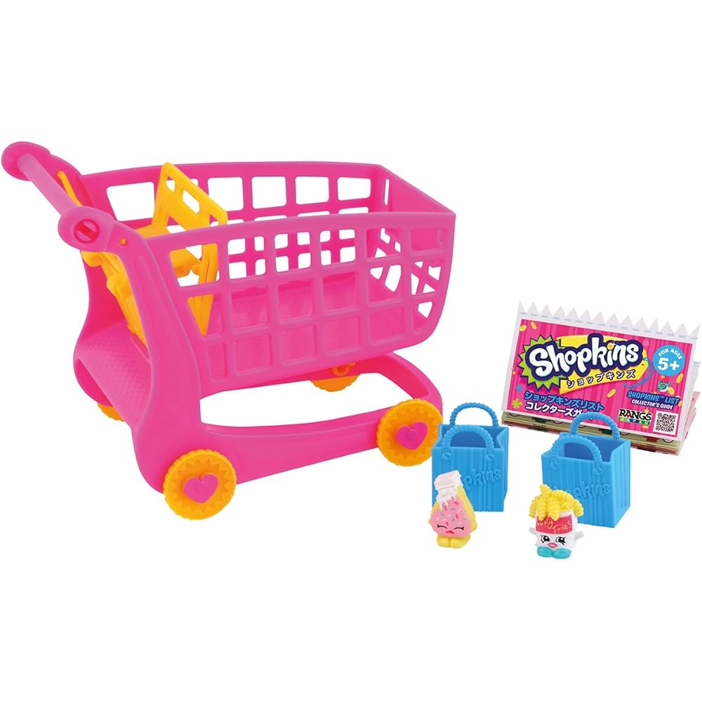 Rangs Shopkins Season 1 Shopping Cart with Play Shopping Bag Toy for Kids