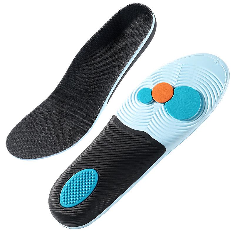 High Elastic Arch Support Insoles: Shock Absorption, Anti-Torsion, Height Boost, Breathable & Sweat Absorbent for Flat Feet
