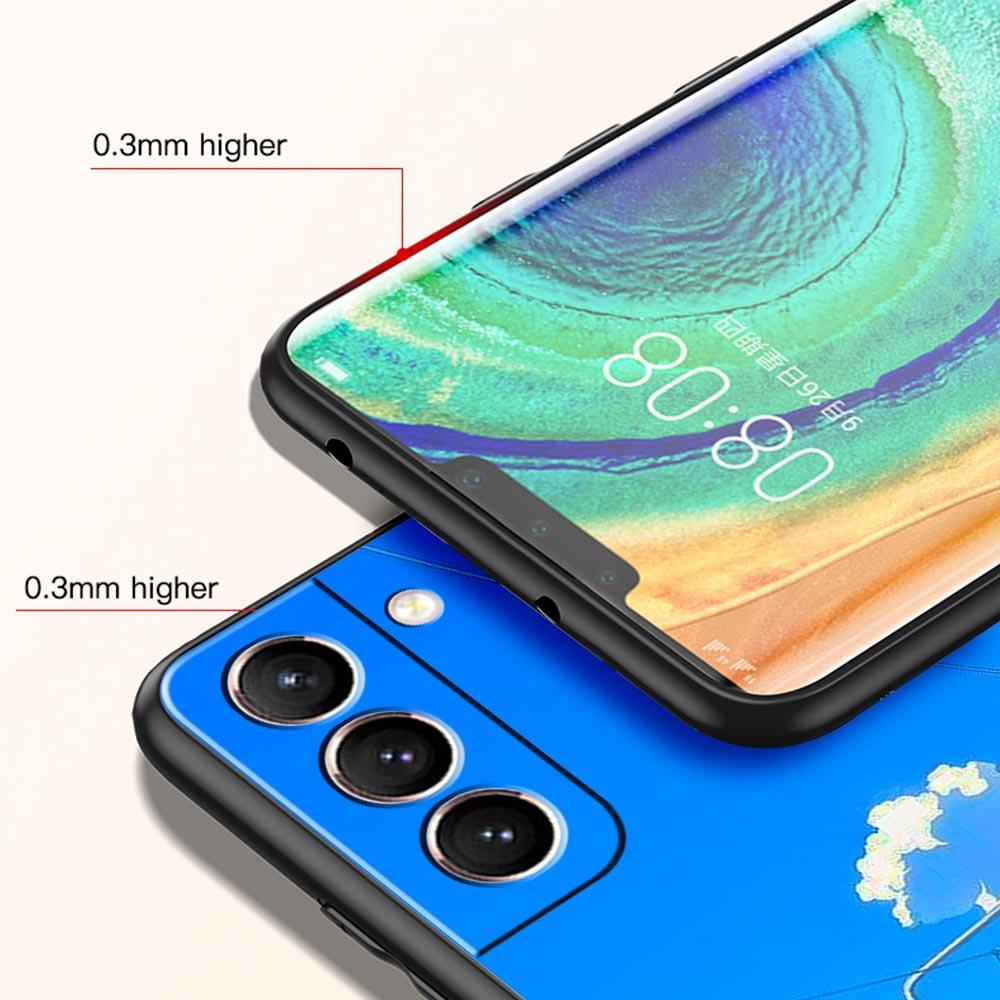 Cherry Japanese Traint Moun Fuji Phone Case For Samsung Galaxy S23 Ultra S22 S21 S20 FE 5G S10 S10E S9 S8 Plus Note 20 Cover