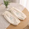 Breathable Waffle Knit Sleeves Winter Stain Resistant Sleeves, Cute Cherry Embroidery Print, Fabric Anti-dirty Arm Housework Clothing Guards