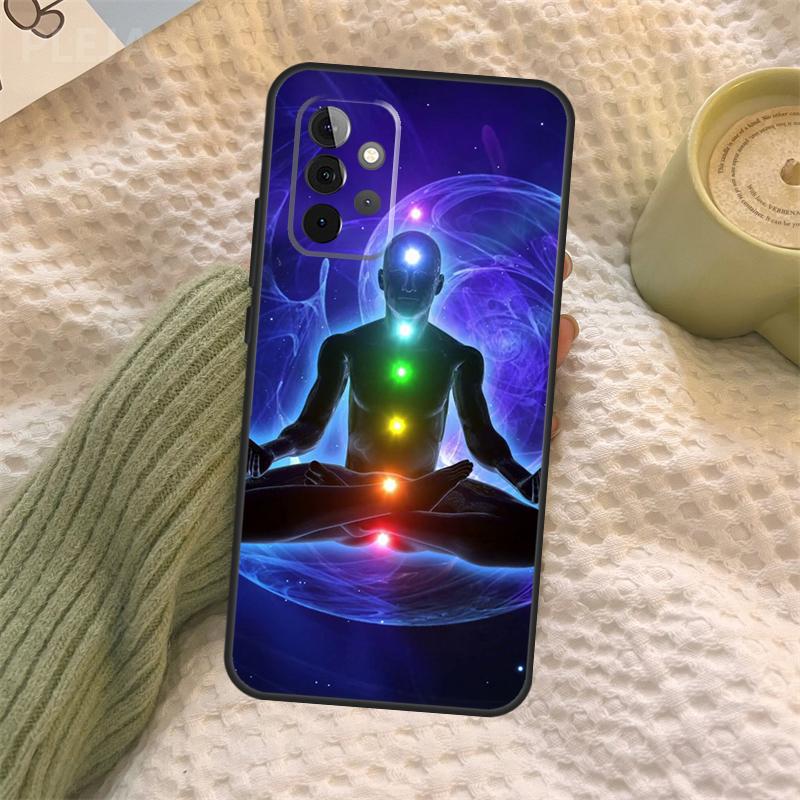 The Mandala Chakra Insist Yoga Case For Samsung Galaxy A15 A22 A52 A32 A54 A14 A16 A26 A36 A56 A55 A35 A05 A06 A53 A33 A13