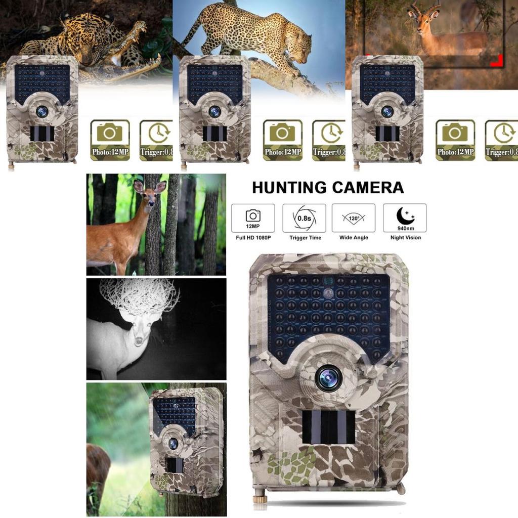 Pr200 12mp 1080p Outdoor Wildlife Camera With Infrared Technology For Hunting And Security