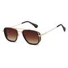 Vintage Punk Square Sunglasses For Men Uv400 Sun Protection Outdoor Fashion Accessory