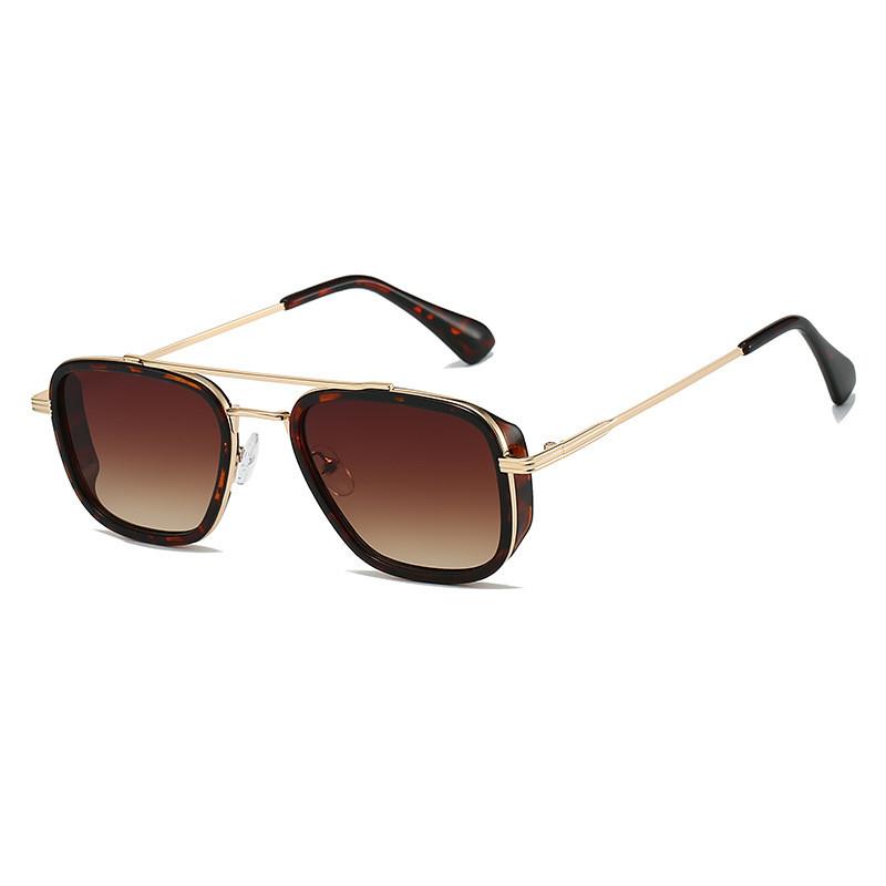 Vintage Punk Square Sunglasses For Men Uv400 Sun Protection Outdoor Fashion Accessory
