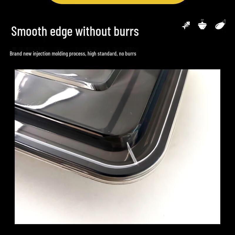 Disposable Microwaveable Rectangular Meal Box