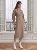 Nub Raglan Double Dress - Beige