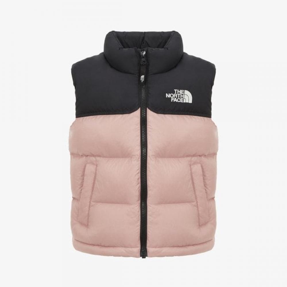The North Face Kids Nuptse Vest Indian Pink Nv3nr57u INDIAN PINK/110