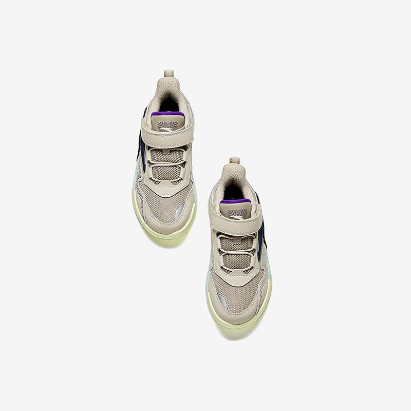 Anta Kids Cement Krypton Synthetic Leather Fabric Trendy Comfortable Versatile Non-Slip Wear-Resistant Low-Top Kids Basketball Shoes A12519932
