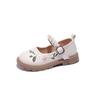 Fashion Child Shoes Simple Girls' Princess Shoe Soft Soled Kids Leather Shoes Anti Slip Girls Casual Shoe