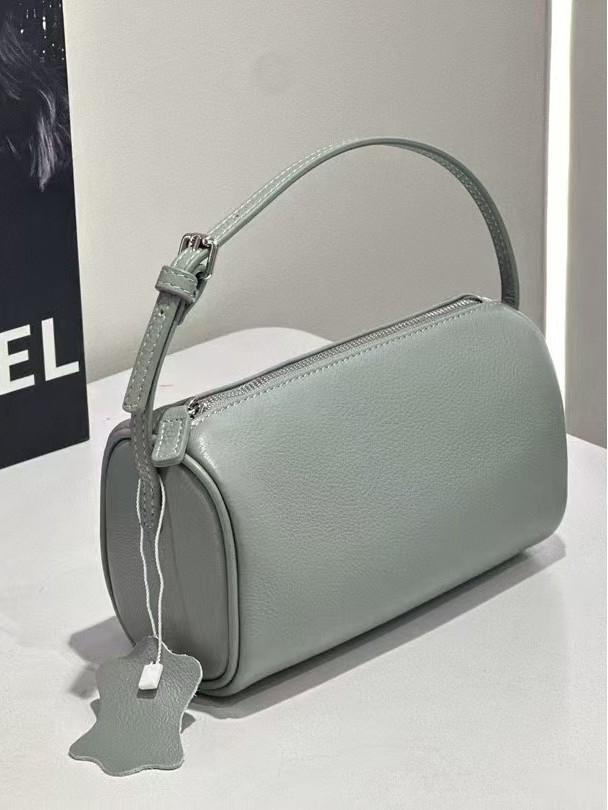 Women's High-End Genuine Leather Tote Pillow Bag - Versatile Single Shoulder Handbag