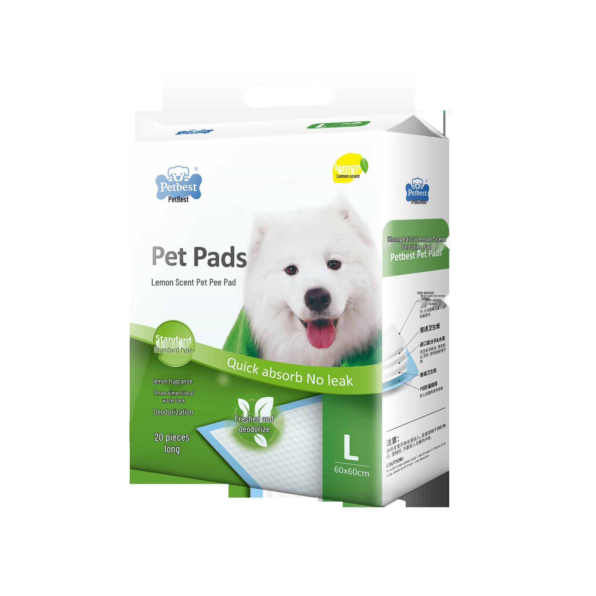 Absorbent Pet Pads - 100 Pack for Dogs, Cats, and Puppies