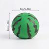 Balles anti-stress Pastèque Soulageur de stress Cadeau de fête Balle souple en mousse PU Squishy Jouet sensoriel Fruit Fidget Pour Enfants et Adultes