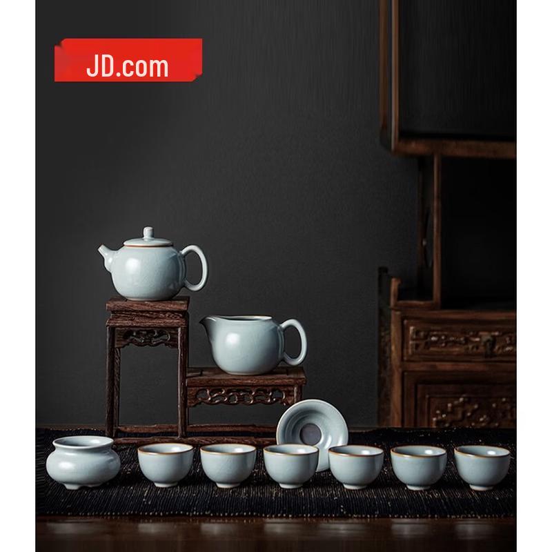 Классический чайный набор Jingyoujia из красной глины, 10 предметов