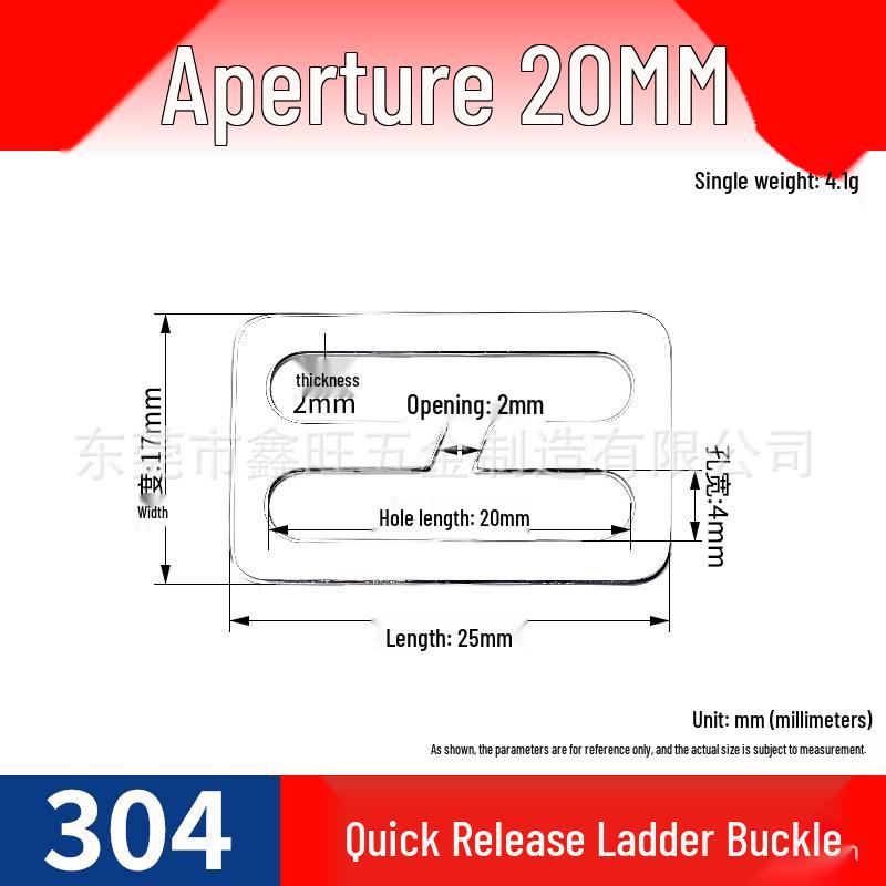 Матовая черная нержавеющая сталь 304 Съемная проволочная D-образная пряжка-регулятор ремня сумки