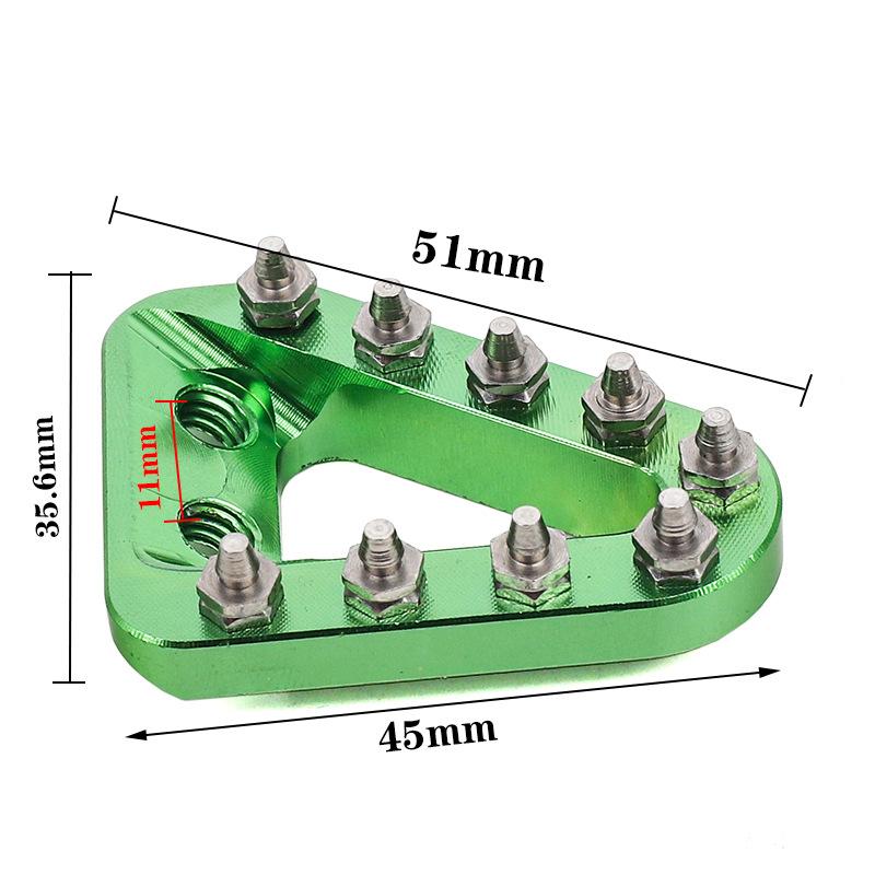 Motorcycle Cnc Rear Brake Pedal Step Plate Tip For Exc Xcw Excf 125-530 Tc Te Fe 2008- 2016 Mx Motocross Access