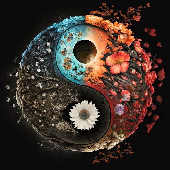 Diamond Painting Set Tai Chi Sunflower Full Square Round Mosaic Embroidery Yin Yang Landscape Home Decor