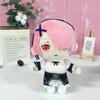 Anime Re:Zero Starting Life In Another World Rem Plush Dolls 20Cm Plush Toys Cute Soft Ram Stuffed Pillow Dolls Birthday Gift