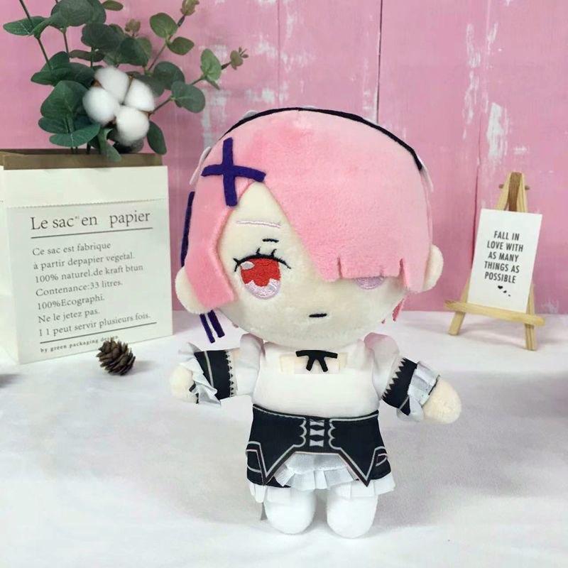 

Anime Re: ZERO Starting Life in Another World Rem Plush Dolls 20cm Plush Toys Cute Soft Ram Stuffed Pillow Dolls Birthday Gift 20cm рожевий