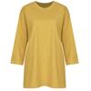 Shop   Women Slub CoTTon 3 4 Sleeve T shirT Sora Dai Wsh 1112