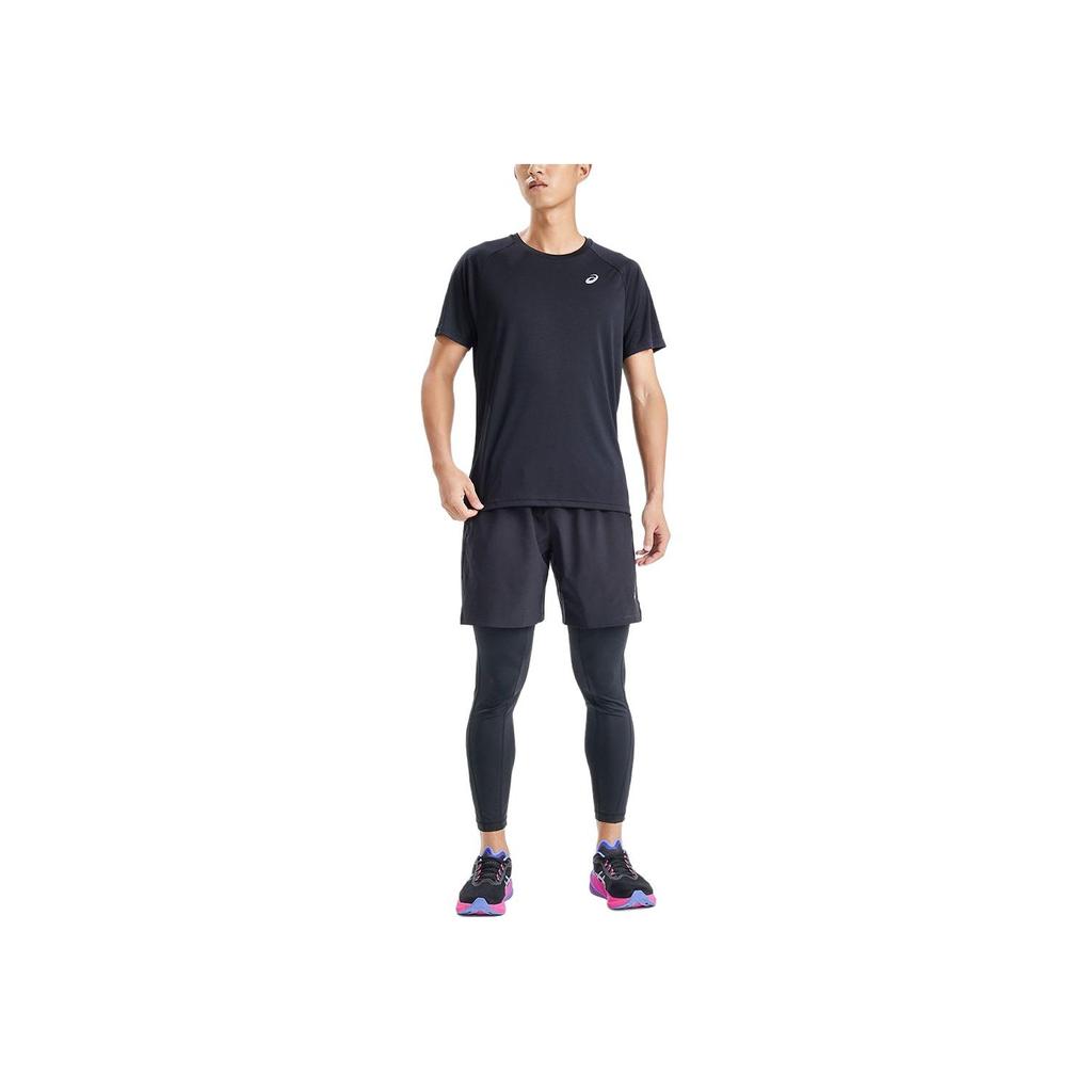 New ASICS T Shirts Men's Black 2011C701-001