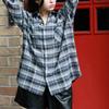 New ArrivalS Open Run Women S baSic Daily Autumn Shirt With Check Pattern