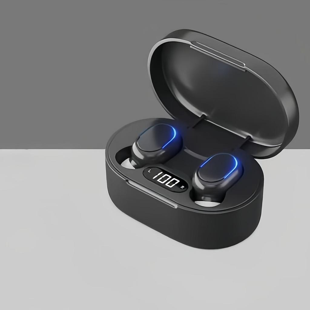 אוזניות אלחוטיות חדשות עם איכות צליל גבוהה, עיצוב נוח בתוך האוזן + מסך מגע LED, מתאימות לטלפונים ניידים, ספורט סוחף