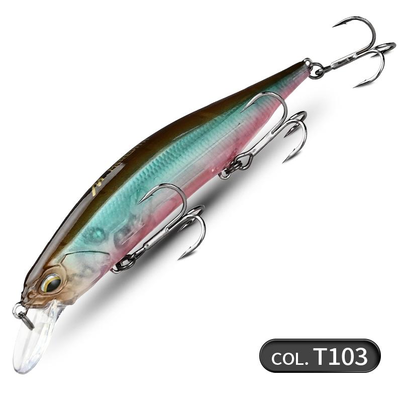 MEREDITH JBR-110SP Jerkbait 110mm 17g Tungsten Suspending Minnow Pike Bass JBR-110SP