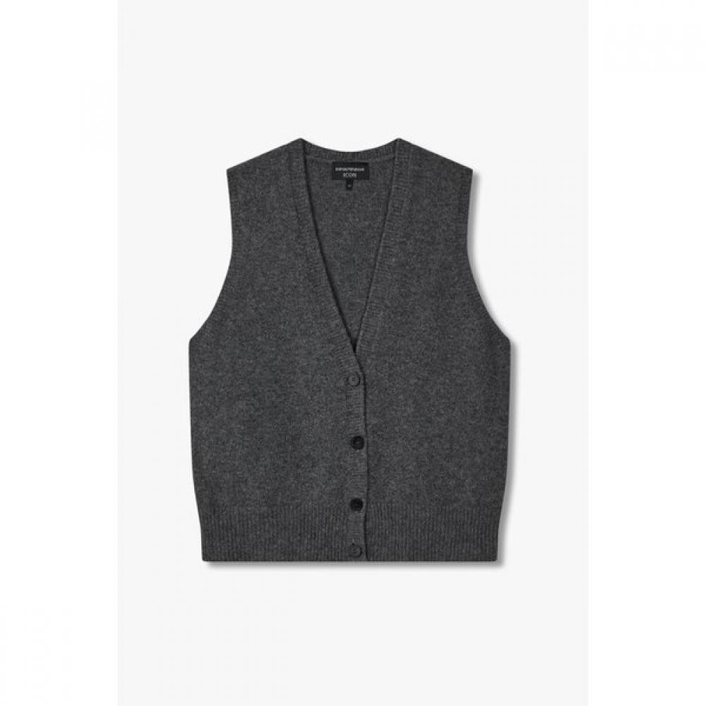 

Emporio Armani Women S caShmere V Neck VeSt A525328514 38