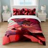 Neon Genesis Evangelion Set Lenzuola 3 Pezzi Morbido Lenzuolo Federe Decorazione Letto Casa