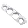 Motorcycle Accessories Inner Fairing Tri-Line Gauge Stereo Switch Cover Accent Trim Chrome For Harley Electra Glide Street Glide