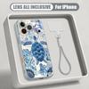 Turtle Fish Print Hand Strap Case For iPhone 17 Pro Max iPhone 16 15 14 13 Pro Max Magnetic For Magsafe Hybrid TPU+PC Matte Cover