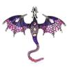 Enamel Dragon Brooches For Women Men 6 -Color Rhinestone Flying Legand Animal Party Office Brooch Pins Gifts