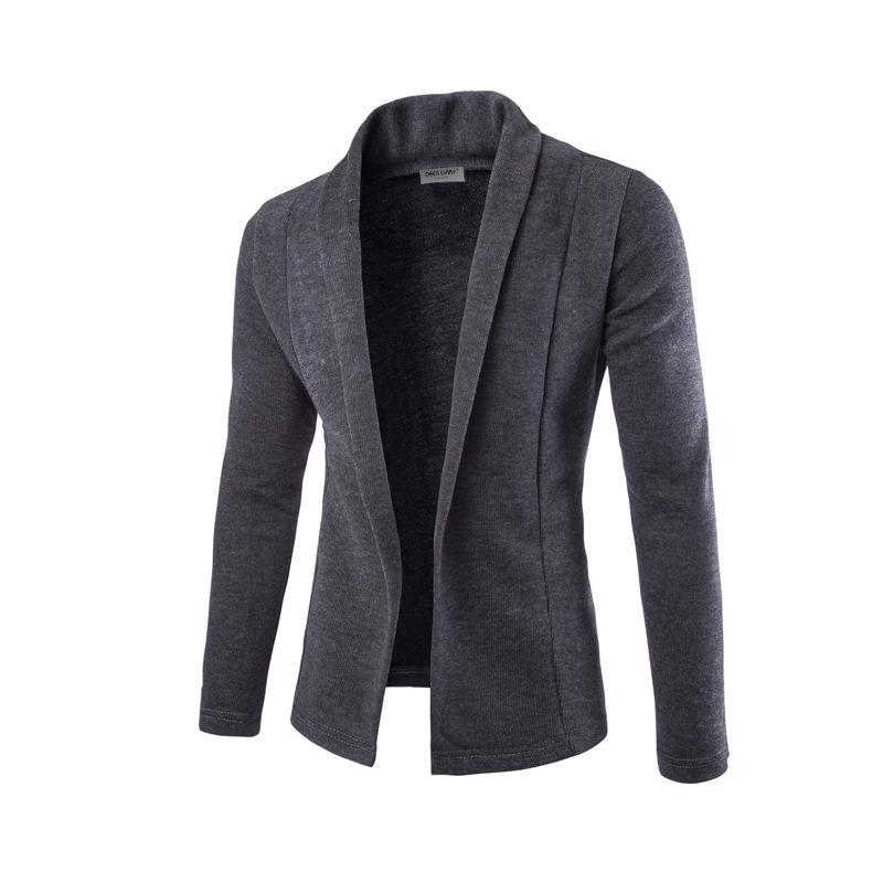 Men's Slim-Fit V-Neck Knit Cardigan Sweater