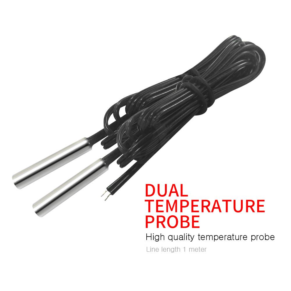 Dual Digital Display Thermostat Temperature Regulator Temperature