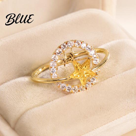 Secure Brooch Pin Rhinestone Planet Star Pin Hollow Badge Decorative Sparkling Jewelry Clothing Accessory for Suits Coats Scarves Shawls Bags