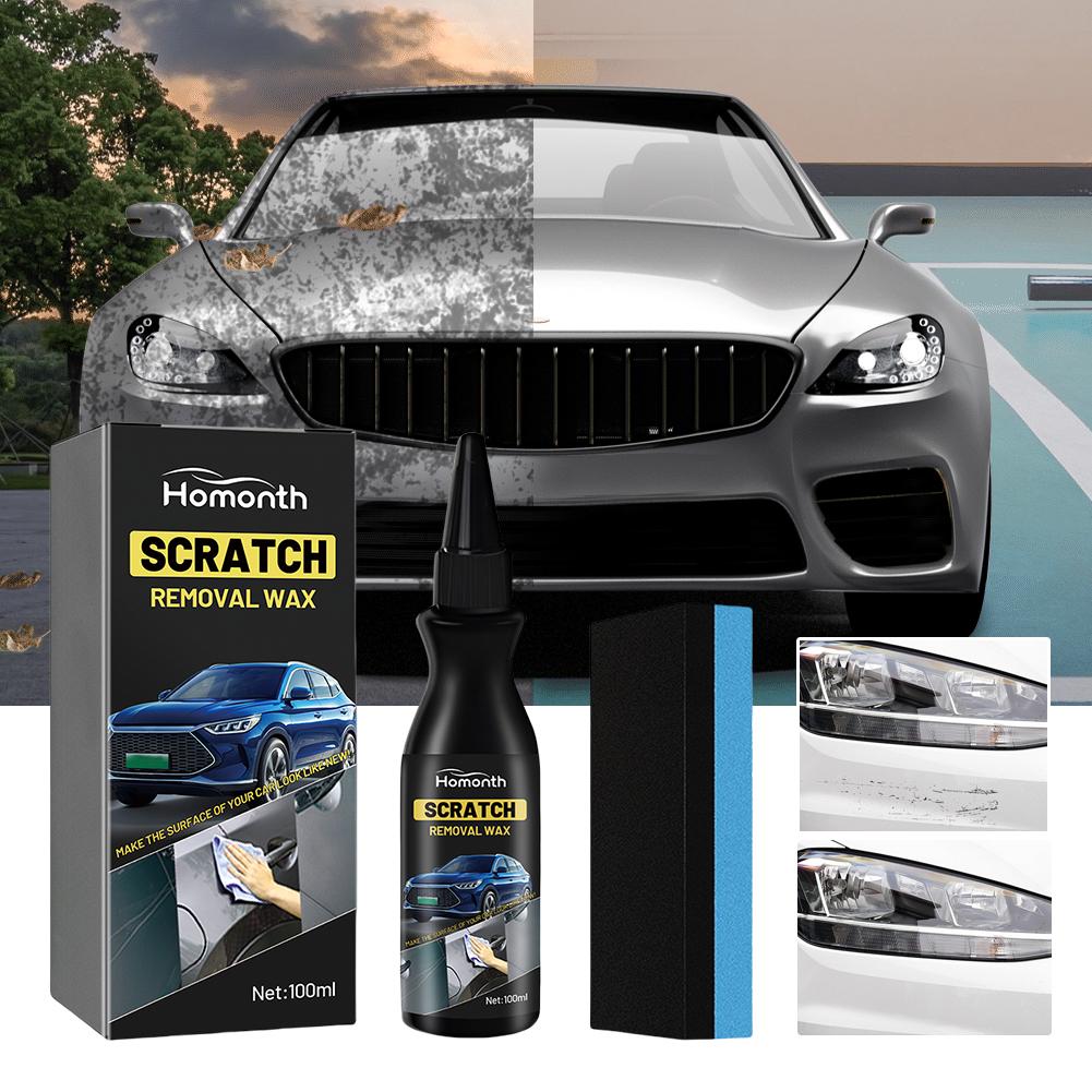 100ml Car Scratch Remover with Sponge Car Paint Scratch Repair Polishing Wax Car Scratch Removal Paste for Vehicles