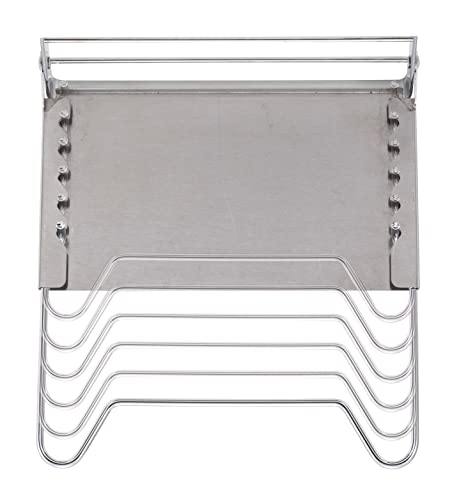 Captain Stag UF-35 Trivet, Dripper Grill Stand, 6 Height Adjustable, Wind Shield, and Storage Bag Included