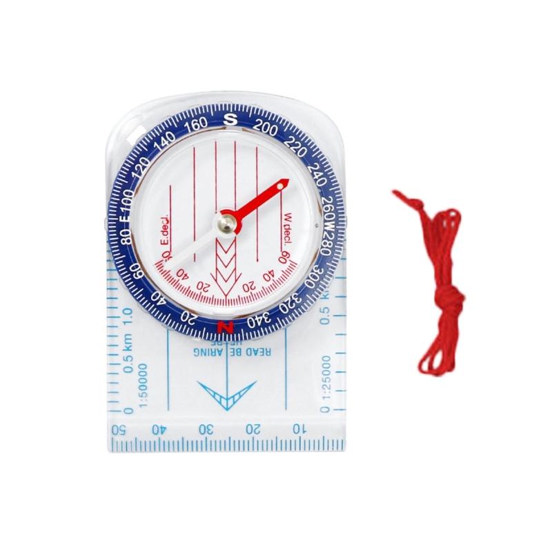 Multifunctional Compasses Ruler for Map Reading Backpacking Camping Orienteering Compasses Survival Navigation Compasses