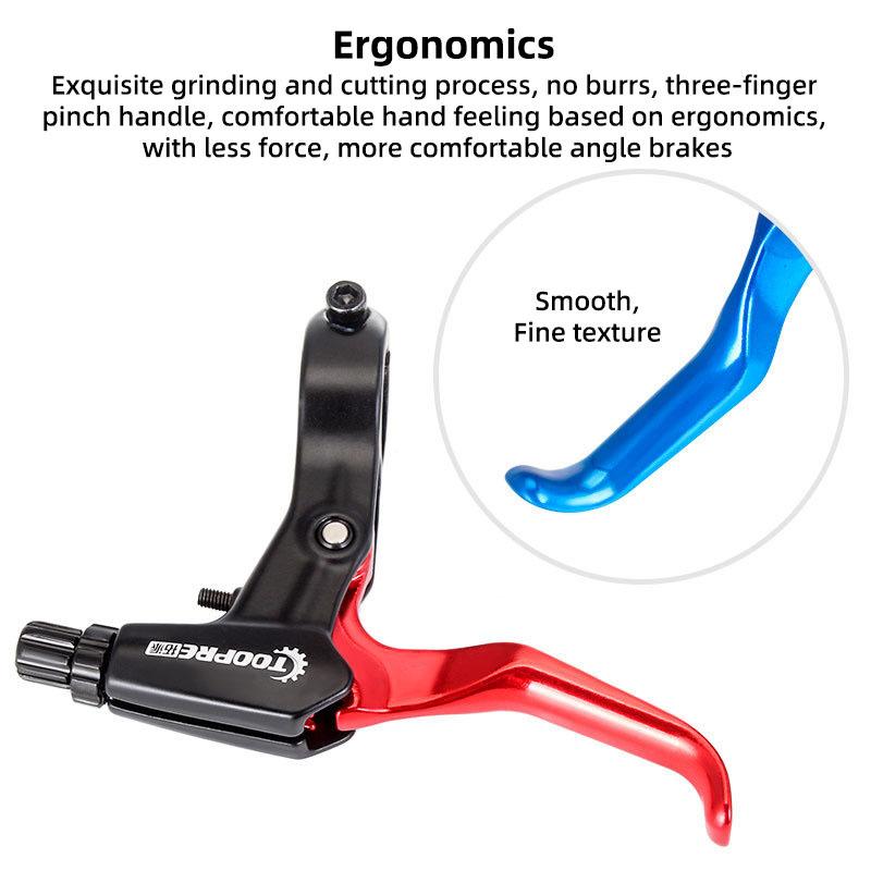 Toopre Bicycle Brake Lever Handle Aluminum Alloy Mountain Bike Brake Lever Fr5 Children's Bicycle Brake Lever Universal