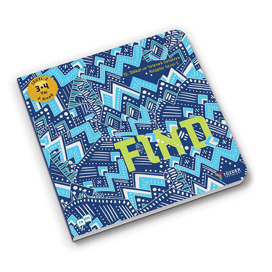 3-4 Years Old SET OF 6 (LEVEL-1-2)/ Series of Books That Improve IQ, Attention and Ability English-Turkish English-Turkish