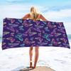 1pc Butterfly Print Towel Sports Quick-Drying Super Absorbent Camping Towel Super Soft Lightweight Gym Swimming Yoga Beach Towel
