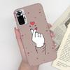 For Xiaomi Redmi Note 10 Case Love Heart Avocado Soft Silicone Cover Phone Case on Redmi Note 10S Note10 S Note 10 Pro Max Funda