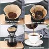 Stainless Steel Coffee Strainers with Measuring Spoon Coffee Filter Set Mesh Coffee Funnel Suitable for Coffee Machines