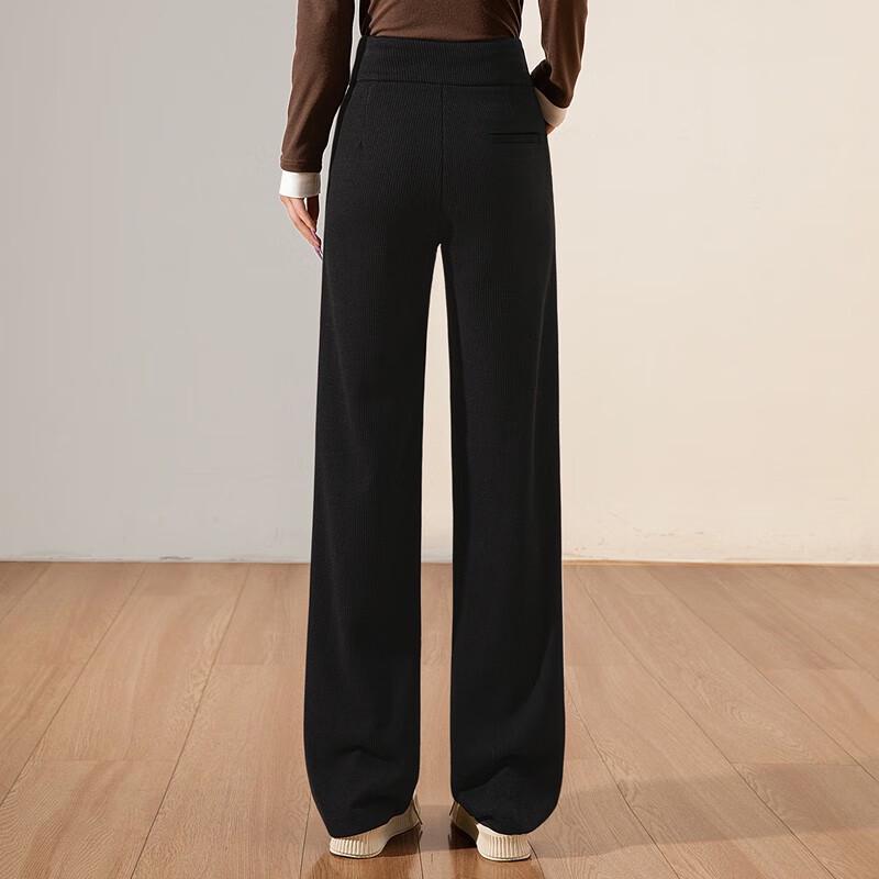 Women's High-Waist Drawstring Wide-Leg Casual Pants