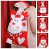 Reindeer Santa Claus Gift Bag Elk Xmas Drawstring Pouch Exquisite Merey Christmas Bag  Party Favors