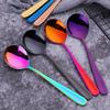 Stainless Steel Coffee Spoon,High Quality Dessert Cake Fruit Spoons Gold Small Snack Scoop  Tea Spoon Kitchen Dinnerware Tools